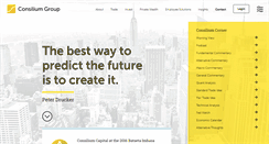 Desktop Screenshot of consiliumcapital.com